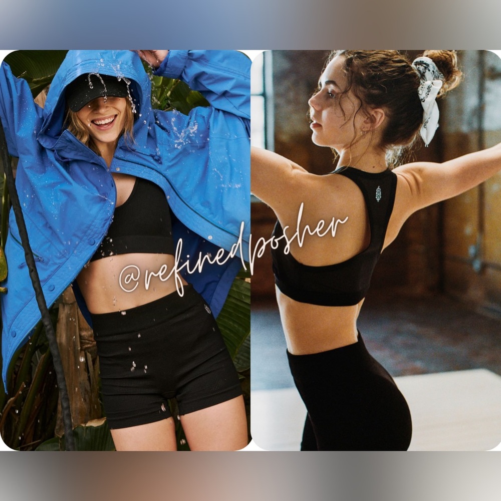 Free People Movement Prajna Shorts size XS/S NEW Truest Black
